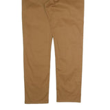TOMMY HILFIGER Mens Cotton Brown Regular Straight Trousers W34 L32 Classic Fit