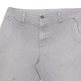 DICKIES Mens Shorts Grey Casual Cotton Blend L W34 Workwear Durable