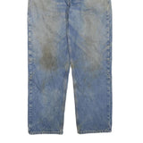 CARHARTT Mens Jeans Blue & Light Cotton Blend Regular Straight Denim Light W36