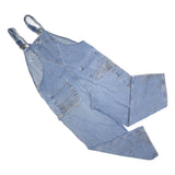CARHARTT Mens Blue Denim Loose Cotton Blend Dungarees L W38 L26 Workwear