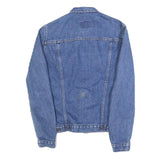 LEVI'S Womens Blue Denim Jacket S Cotton Classic Button Closure Casual