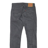 LEVI'S Mens Slim Grey Jeans Denim W32 L31 Zip Cotton Blend Casual Wear