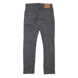 LEVI'S Mens Slim Grey Jeans Denim W32 L31 Zip Cotton Blend Casual Wear
