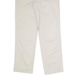 NAUTICA Mens Classic Beige Cotton Blend Trousers W34 L32 Zip Closure Comfortable
