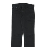 LEVI'S Mens Slim Black Denim Jeans W29 L30 Zip Closure Casual Style