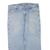 CARHARTT Mens Regular Fit Light Blue Denim Jeans W40 L25 Zip Closure Casual