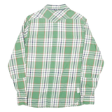 G-STAR Mens Green White & Navy Check Shirt S Lightweight Cotton Casual
