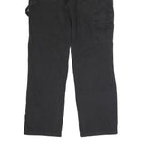 DICKIES Mens Regular Black Cotton Blend Jeans W32 L31 Button Closure Workwear