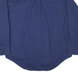 NAUTICA Mens Blue Cotton Blend Button Down Shirt L Classic Fit Long Sleeve