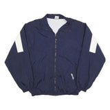 BROOKS Womens Blue White Panel Lightweight Zip Jacket XL Polyester Blend