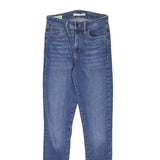 LEVI'S Womens Slim Blue Denim Light W23 L29 Jeans Zip Classic Skinny Cotton
