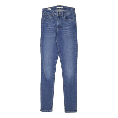 LEVI'S Womens Slim Blue Denim Light W23 L29 Jeans Zip Classic Skinny Cotton