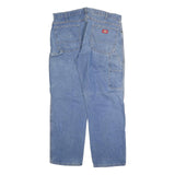DICKIES Mens Jeans Blue Relaxed Loose Denim Medium W38 L30 Workwear Utility
