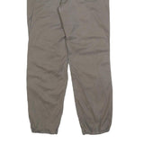 THE NORTH FACE Mens Slim Beige Cotton Blend Trousers W28 L30 Zip Closure Outdoor