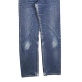 LEVI'S 521 02 Mens Jeans Blue Regular Straight Denim Medium W30 L32 Classic Zip