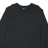 NIKE Mens Black Gold Cal Volleyball Long Sleeve Crew Neck T-Shirt XL Cotton