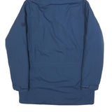 JACK WOLFSKIN Mens Blue Outdoor Jacket L Polyamide Plain Hooded Button Winter