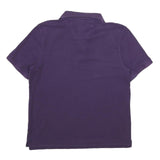NAUTICA Mens Purple Polo Shirt M Cotton Classic Fit Deck Shirt