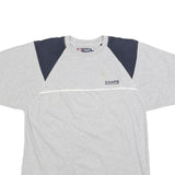 CHAPS RALPH LAUREN Mens Grey & Navy Short Sleeve Crew Neck T-Shirt M Classic