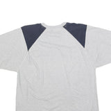 CHAPS RALPH LAUREN Mens Grey & Navy Short Sleeve Crew Neck T-Shirt M Classic