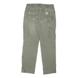 CARHARTT Mens Cotton Blend Relaxed Straight Trousers W30 L30 Workwear Casual