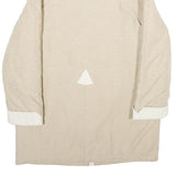 C&A Womens Beige & Cream Zip Jacket UK 10 Polyester Blend Plain Casual Outerwear