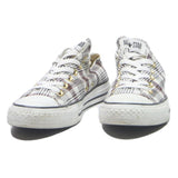 CONVERSE Chuck Taylor All Star Womens Low Top Trainers White & Red Canvas UK 6.5