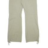PUMA Womens Cotton Beige Relaxed Tapered Trousers W28 L32 Casual Comfort