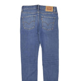 LEVI'S Mens Jeans Blue Slim Skinny Denim Medium W26 L29 Zip Cotton Blend