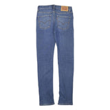 LEVI'S Mens Jeans Blue Slim Skinny Denim Medium W26 L29 Zip Cotton Blend