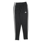 ADIDAS Womens Joggers Black & White Slim Tapered XS W25 L28 Athletic Bottoms