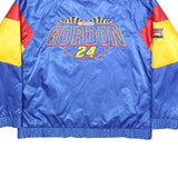 NUTMEG Mens Blue & Yellow Retro NASCAR Gordon 24 Nylon Jacket XL Zip Sportswear