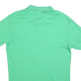 POLO RALPH LAUREN Mens Green Short Sleeve Plain Polo Shirt S Cotton Blend