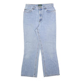 LAUREN RALPH LAUREN Womens Jeans Blue Regular Straight Denim Light W30 L30