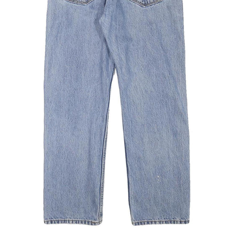 LEVI'S 505 Mens Jeans Blue Regular Straight Denim Medium W32 L28 Classic Fit