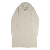 MAX MARA Womens Beige Button Jacket M Polyester Plain Elegant Classic Fit