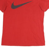 NIKE Mens Red T-Shirt L Short Sleeve Crew Neck Cotton Casual Sportswear
