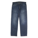 LEVI'S 505 Mens Blue Regular Straight Denim Medium W36 L32 Classic Jeans