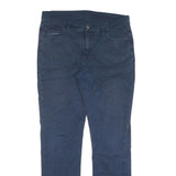 CARHARTT Mens Cotton Blue Regular Straight Trousers W33 L34 Workwear Casual