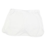 ADIDAS Womens White Sports Skort Short Polyester Blend M Athletic Tennis