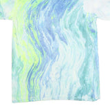 RICK & MORTY Mens Blue & Green Graphic T-Shirt M Short Sleeve Crew Neck Cartoon