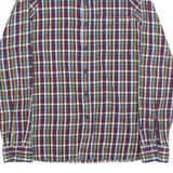 LEVI'S Mens Blue Red Yellow Check Shirt S Cotton Casual Long Sleeve