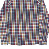 LEVI'S Mens Blue Red Yellow Check Shirt S Cotton Casual Long Sleeve