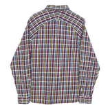 LEVI'S Mens Blue Red Yellow Check Shirt S Cotton Casual Long Sleeve