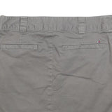 TOMMY HILFIGER Womens Grey Cotton Blend Mini Skirt S Casual Everyday Comfortable