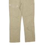 CARHARTT Mens Regular Fit Straight Beige Cotton Blend Jeans W30 L25 Workwear Zip