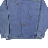 BLUE POINTE Mens Blue Denim Jacket XL Cotton Button Front Casual Workwear