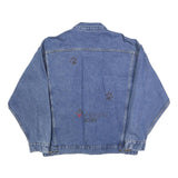 BLUE POINTE Mens Blue Denim Jacket XL Cotton Button Front Casual Workwear