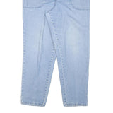CASCADE Womens Jeans Blue Relaxed Mom Denim Light W28 L27 Elastic Waist
