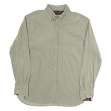 TOMMY HILFIGER Mens Beige Cotton Shirt S Button-Down Collar Long Sleeve Casual